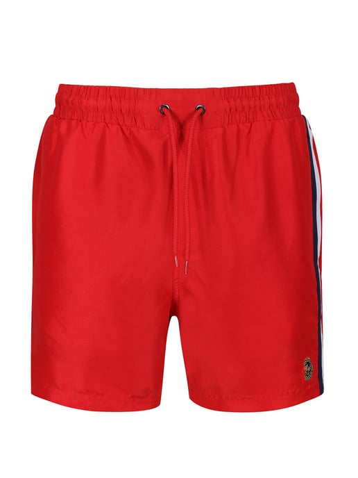 Luke 1977 Men's Cabo San 2 Swim Shorts in Red - Image 6