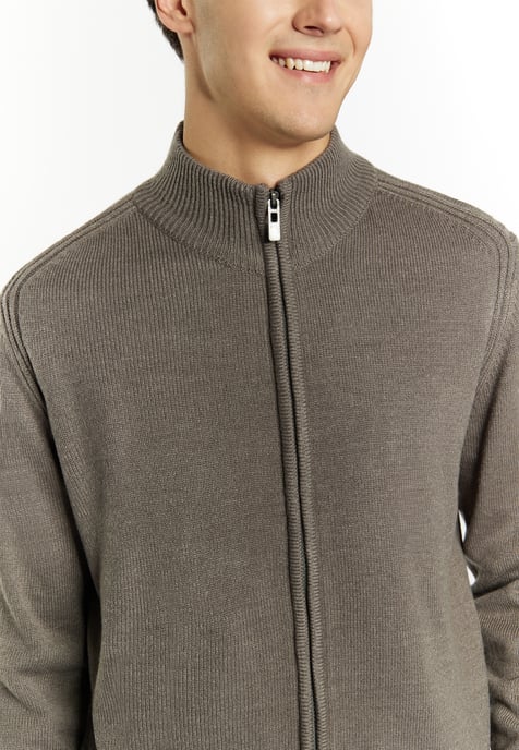 Mo Cardigan Men light grey melange - Image 5
