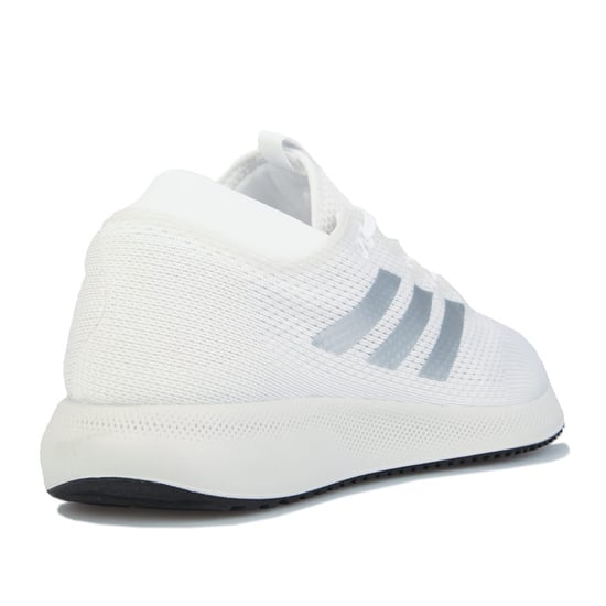 Women's adidas Edge Flex Running Shoes in White Silver