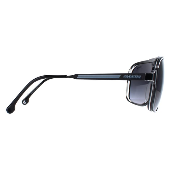 Carrera Aviator Mens Black and White Grey Gradient Grand Prix 3