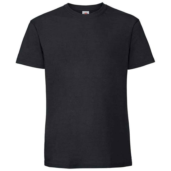 Fruit Of The Loom Mens Ringspun Premium T-Shirt (Black) - Image 1