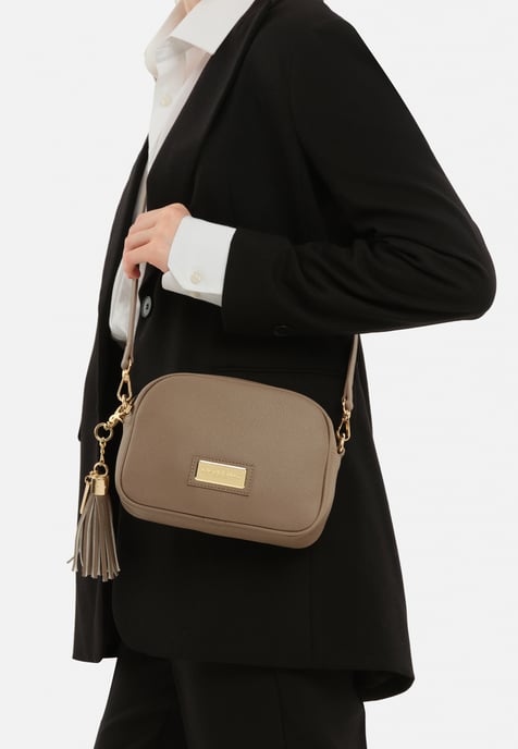 Laura Ashley Dark Mink CrossBody Bag