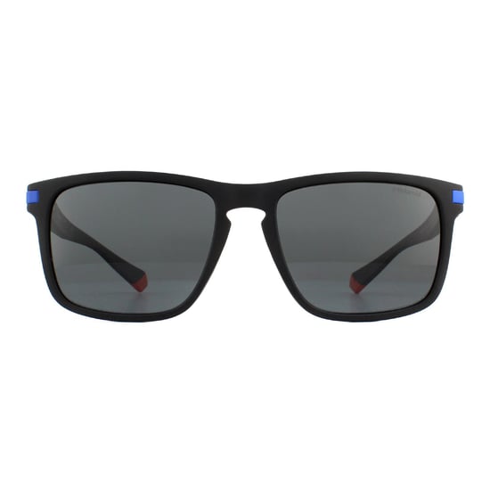 Polaroid Sunglasses PLD 2088/S 0VK M9 Matte Black Blue Grey Polarized