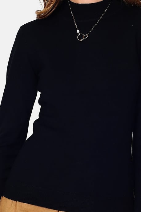 GB - William de Faye - Funnel Neck - Noir