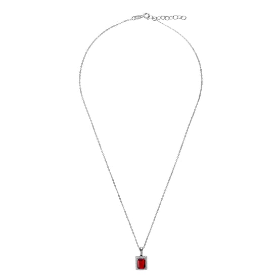 Orphelia 'Enora' Women's 925 Sterling Silver Set: Necklace + Earrings + Ring - Silver SET-7425/RU - Image 6