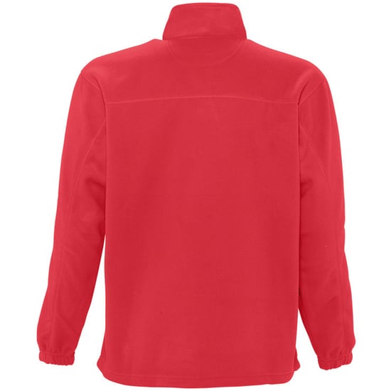 SOLS Ness Unisex Zip Neck Anti-Pill Fleece Top (Red) - Image 2