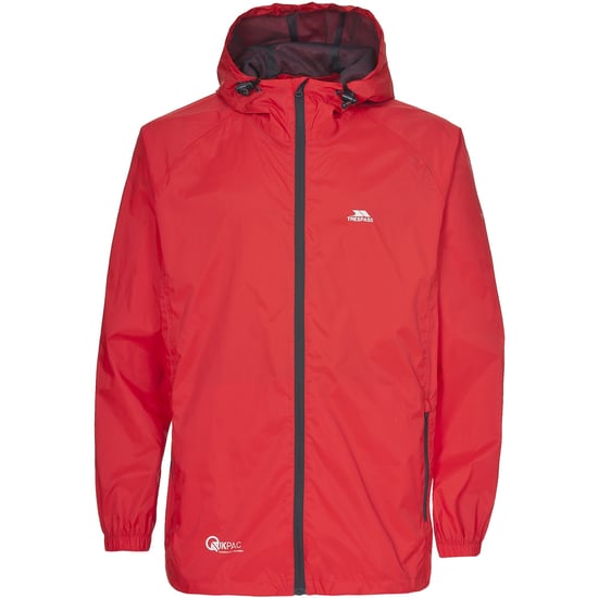 Trespass Vuxen Unisex Qikpac Packaway Vattentät Jacka (Grenadine) - Image 1