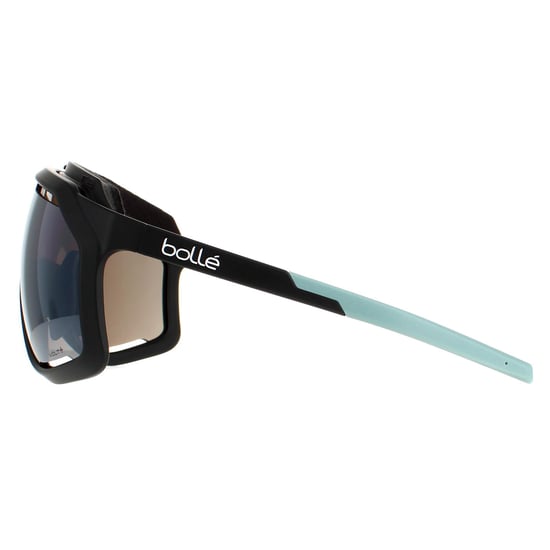 Bolle Shield Mens Matte Black Volt+ Cold White Polarized Chronoshield