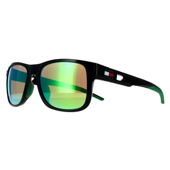 Tommy Hilfiger Zonnebril Th 1913/S 807 Z9 Black Green Mirror - Image 2