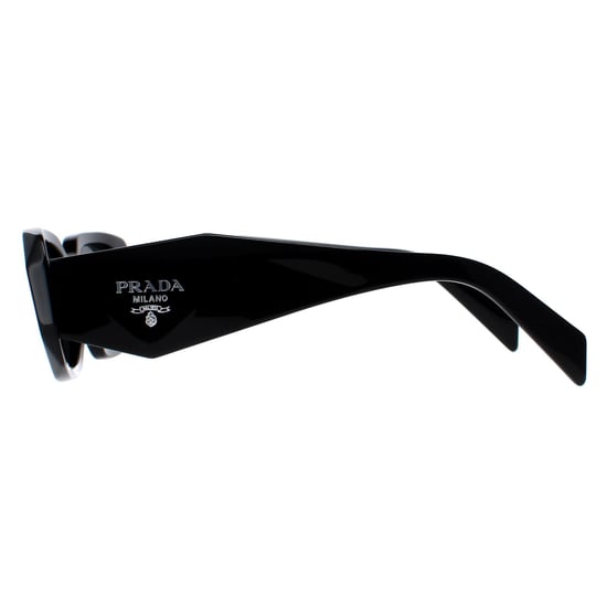 Prada Rectangle Womens Black Dark Grey PR17WS