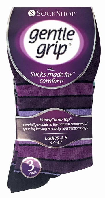 6 paar sokken zonder elastiek damessokken met zachte grip - GG10 - Image 2