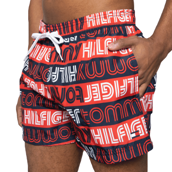 Men's Tommy Jeans Logo Swim Trunks - Image 1