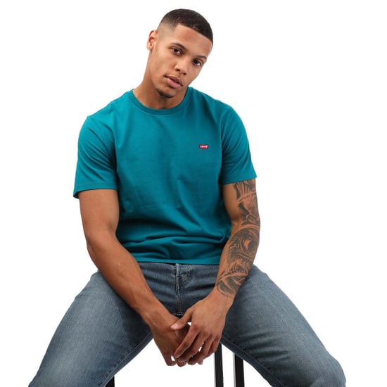 Men's Levis Original Housemark T-Shirt in Blue