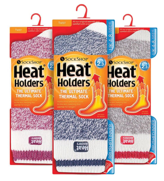 HEAT HOLDERS - 3 Pack Multipack Ladies Insulated Thermal Socks for Winter - Barcelona - Image 2