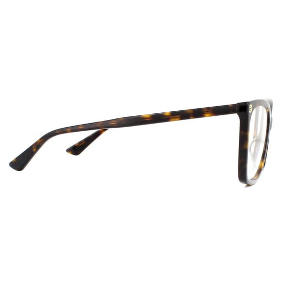 Gucci Cat Eye Dark Havana Womens Glasses Frames