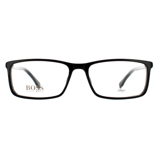 Hugo Boss Rechthoekige Zwarte Mannenbril - Image 1