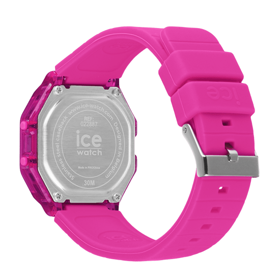 Ice Watch Ice Digit Retro - Neon Pink - Clear Girls's Pink Watch 022887 - Image 3