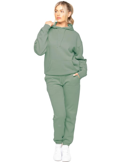 Enzo | Womens Oversized Pullover Hoodie Tracksuit Set - Image 3