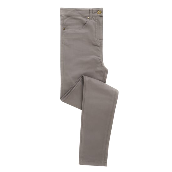 Premier Womens/Ladies Performance Chinos (Steel) - Image 1
