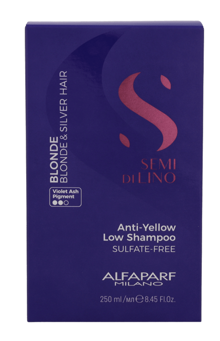 Alfaparf Semi Di Lino Anti-Yellow Low Shampoo250 ml. - Image 2