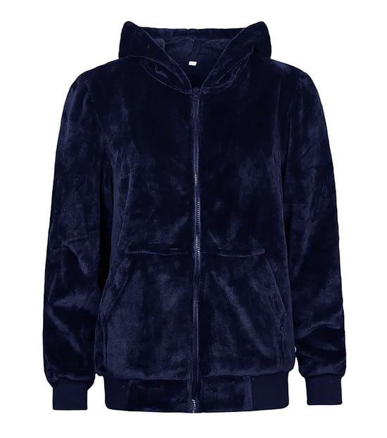 Heat Holders - Herr Soul Warming Soft Fleece Lounge Hoodie - Marin - Image 1