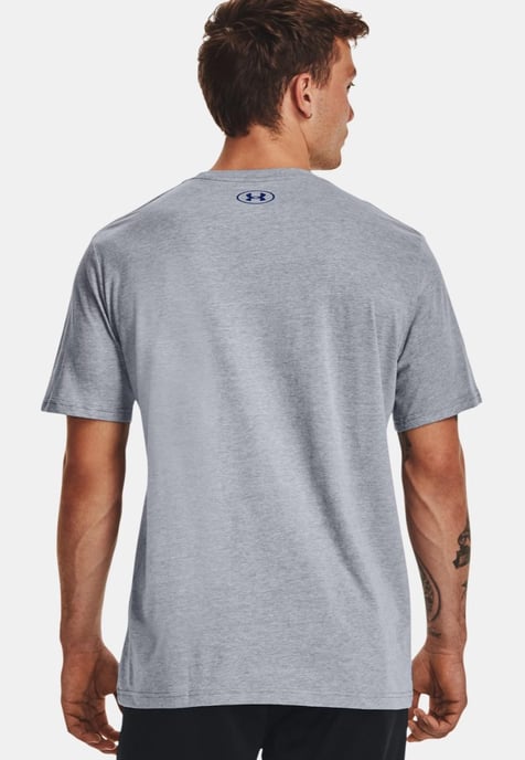 Under Armour Heren UA GL Foundation T Shirt In Grijs - Image 2