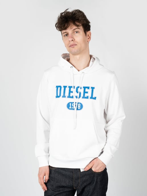 Diesel Sweatshirt S-Ginn Herr Vit - Image 3