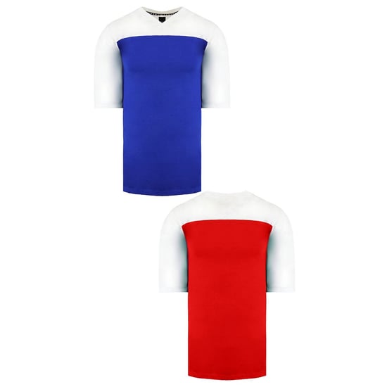 Supra Kortärmad All City Tem Blå Röd Vit Jersey T-shirt för herrar - Image 2