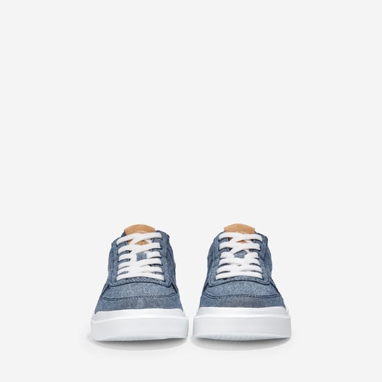 Cole Haan GrandPro Rally Canvas 100% Cotton Women's Chambray/Suede/Optic White Trainers - Image 3