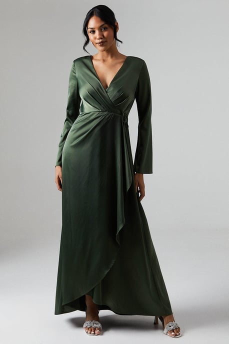 coast green dress Vintage Ivory Emerald Dress with Halter Neck- Golina XS / Emerald main image 1
