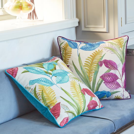 Prestigious Textiles Sumba Floral Piped Cushion Cover