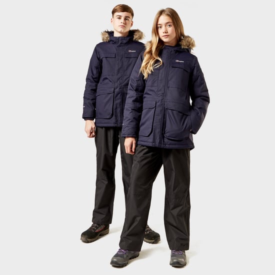 Berghaus Kids' Fourstones Waterproof Parka Jacket with Lightweight Insulation, Winter Coat for Boys and Girls