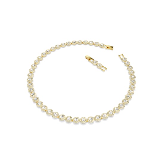 Swarovski 'Una Angelic' Women's Gold Plated Metal Necklace - Gold 5720505 - Image 2