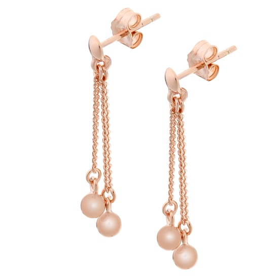 Orphelia 'Tove' Women's 925 Sterling Silver Drop Earrings - Rose ZO-7013/1 - Image 1