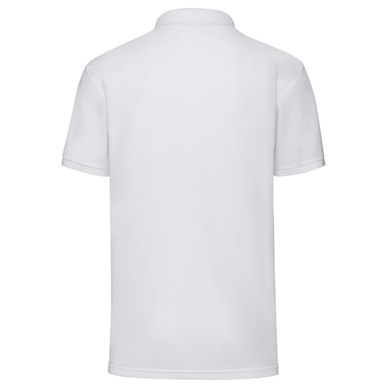 Fruit of the Loom Heren Polycotton Pique Poloshirt (Wit) - Image 2
