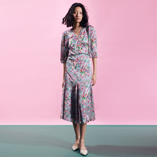 Liberty print wrap dress