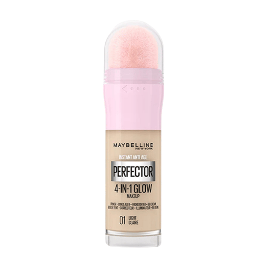 Maybelline Instant Anti Age Perfector 4-i-1 Glow Makeup Primer, Concealer, Highlighter och BB Cream 20ml - 01 Ljus Clair - Image 1