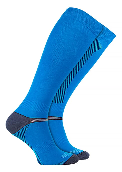 Bamboo Equestrian Socks | COMODO | Long Boot Horse Riding Socks | Knee High Bamboo Socks - Turquoise - Image 1