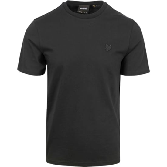 Lyle & Scott Tonal Eagle Black T-Shirt - Image 1