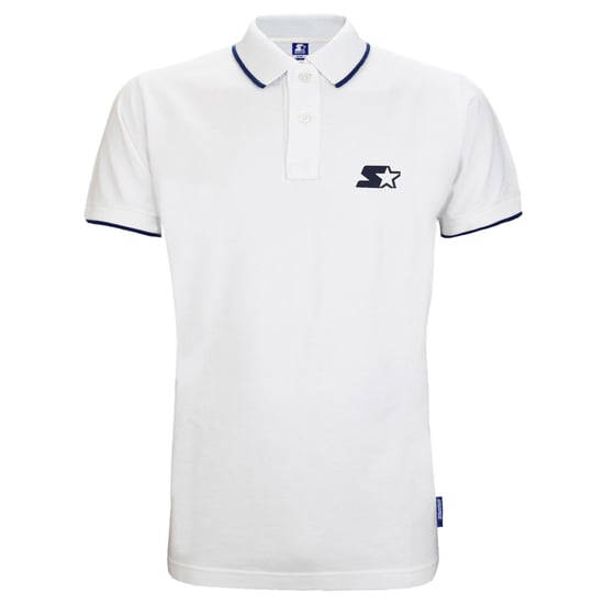 Starter Enhance Logo Shrt Sleeve White Men Polo Shirt CPE00037 White Optic White