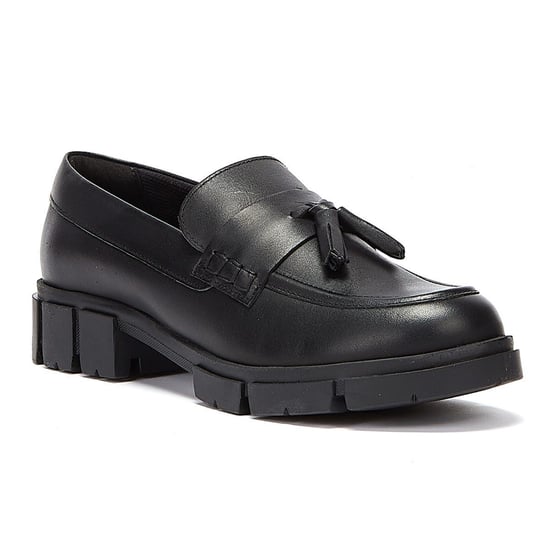 Clarks Teala Leather Womens Loafers - Image 2
