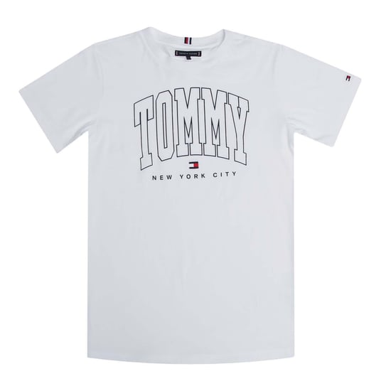 Boy's Tommy Hilfiger Infant Organic Cotton Varsity T-Shirt in White