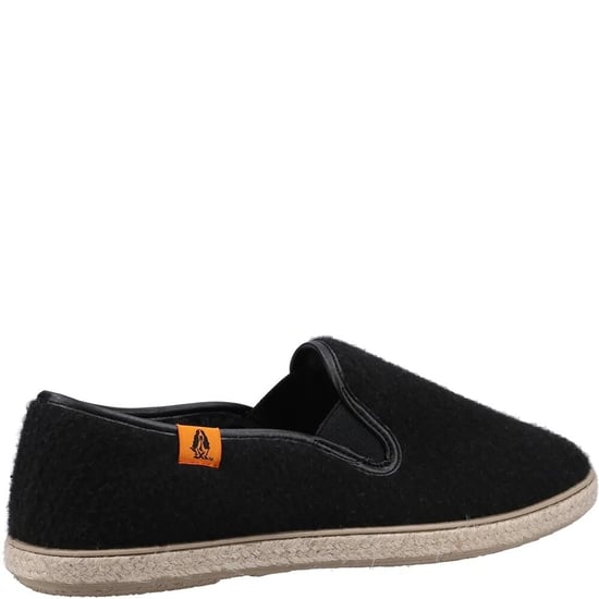 Hush Puppies Womens/Ladies Recycled Slippers (Black)