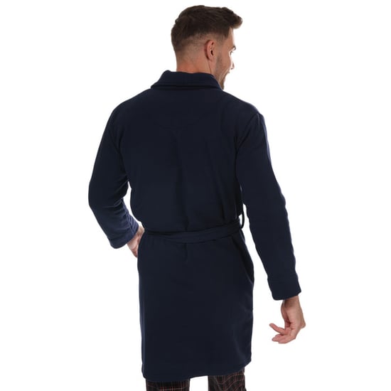 Men's Lyle And Scott Matthew Dressing Gown in Navy - Image 2