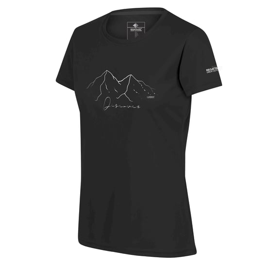 Regatta Womens/Ladies Fingal VI Mountain T-Shirt (Black) - Image 4
