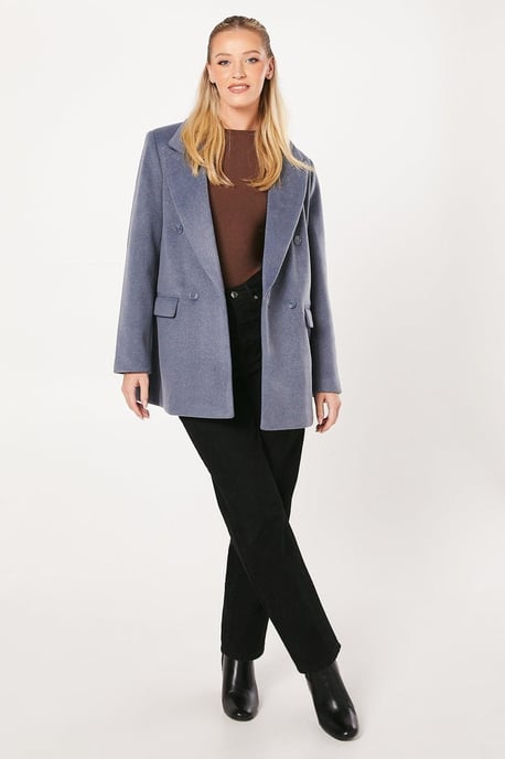 Brushed Wool Blazer Coat - Image 4