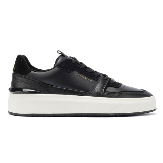Cruyff Surefire Tennis Leather Men's Black/Gold Trainers - Image 5