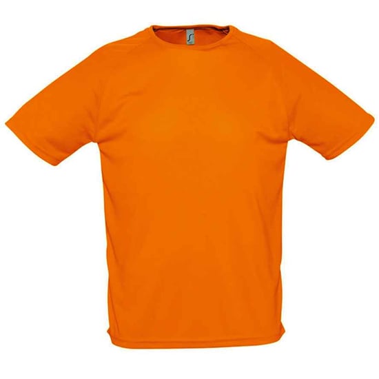 SOLS Heren Sportief Raglan T-shirt (Oranje) - Image 1