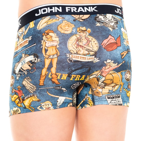 Men's breathable woven elastic cotton boxer JFB101-KOVBOY-MULTICOLOR