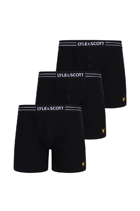 Lyle & Scott Lewis 3 Pack Men's Button Fly Trunks - Image 1